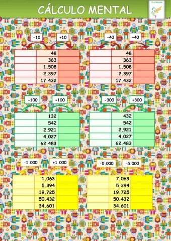 CÁLCULO MENTAL