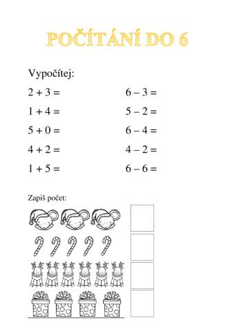 Počítání do 6