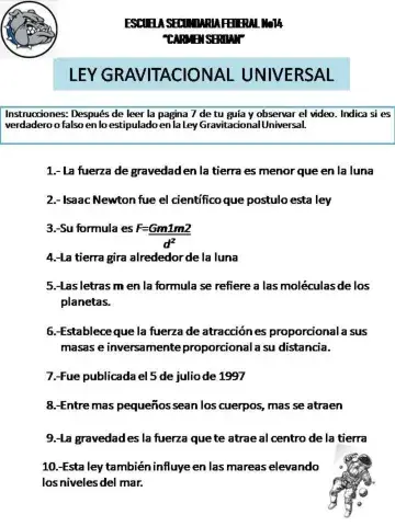 Ley Universal Gravitatoria