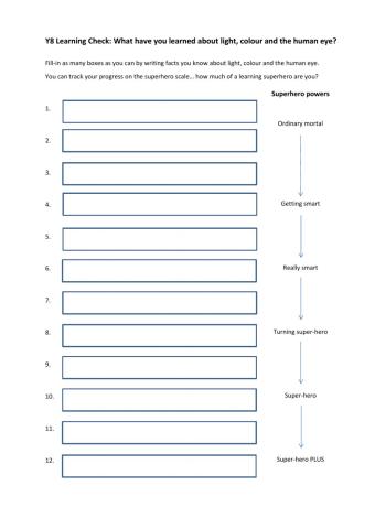 Light, Colour and Vision