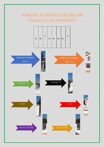 Trencaclosques operacions