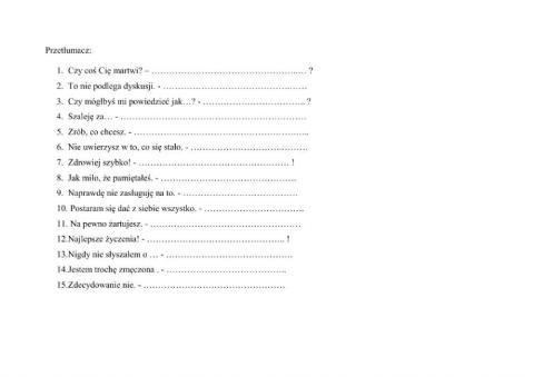 Klasa 8 Funkcje językowe cz. 1