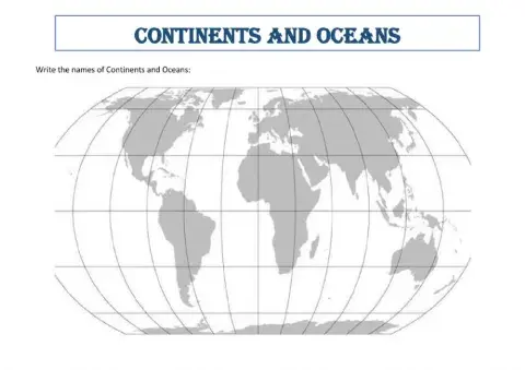 Continents & Oceans