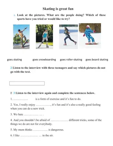 Skating is great fun