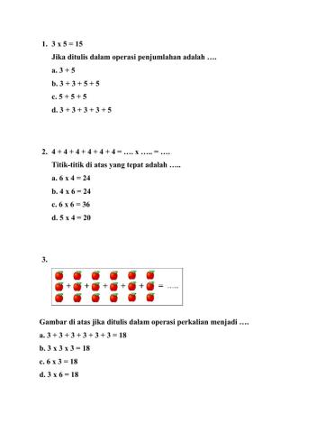 Matematika semester 1 2020