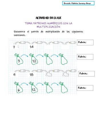 Patron con multiplicacion