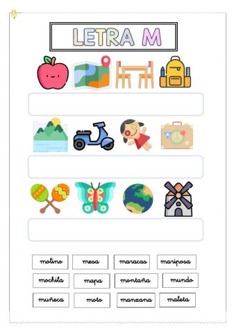 Letra M