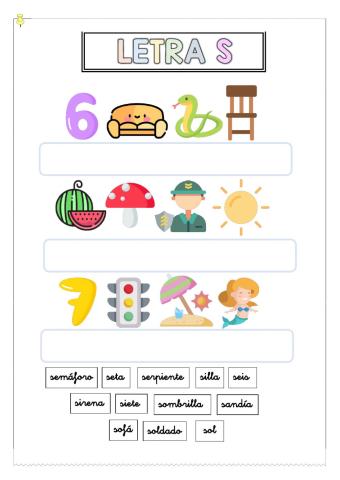 Letra S