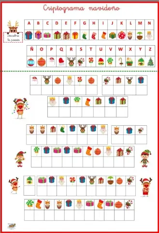 Criptograma navideño