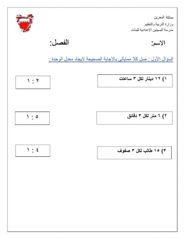 معدل الوحدة