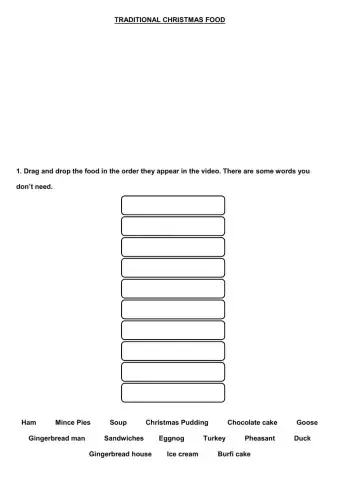 Traditional Christmas Food