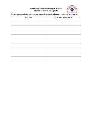 Valores morales-éticos