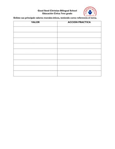 Valores morales-éticos