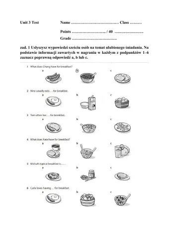 Test unit 3-Junior Explorer 5