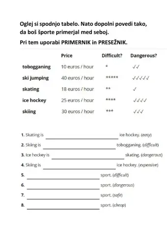 COMPARISON OF ADJECTIVES