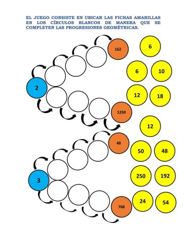 Jugando con las Progresiones Geométricas