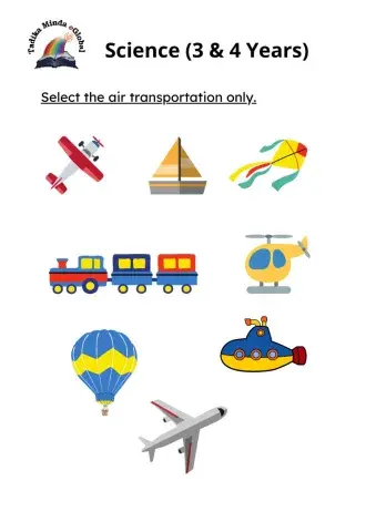 Science 3 & 4 Years: Transportation 1