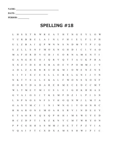 Word search -18