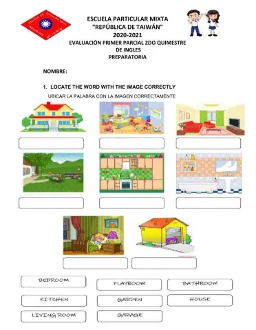 Evaluacion DE INGLES