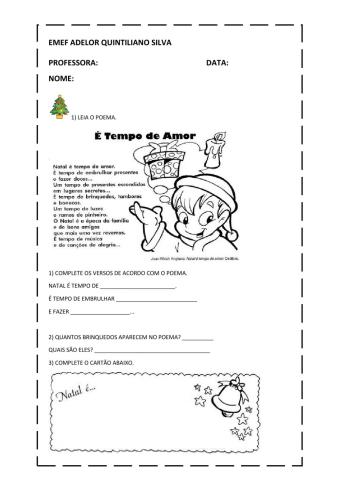 É tempo de Natal