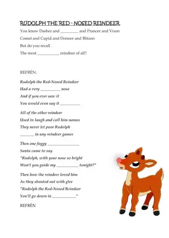 Rudolph the rednosed reindeer