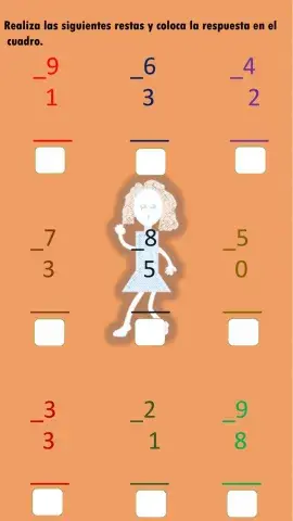 Restas sencillas, sin llevar