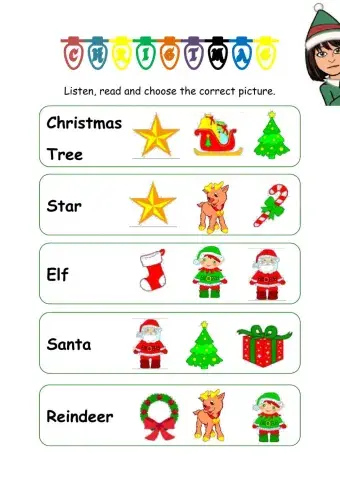 Christmas vocabulary