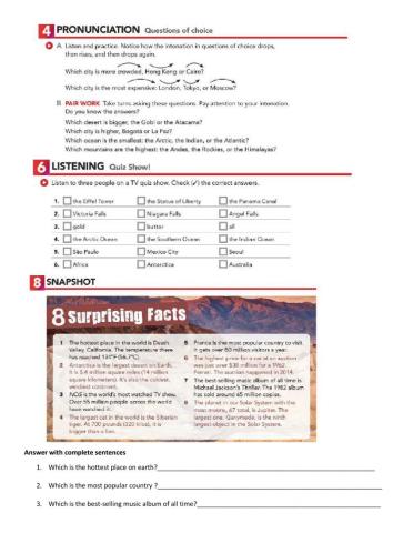 Comparatives and superlatives