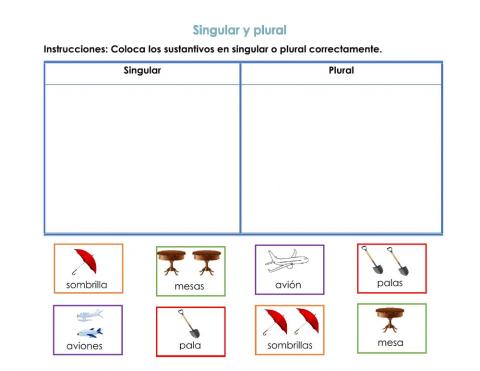 Plural y singular