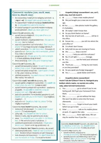 E8 U5 Życie towarzyskie Grammar