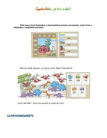 Többjegyű számok szorzása