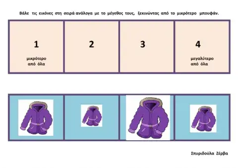 Μαθημάτικά-σειροθέτηση-μπουφάν