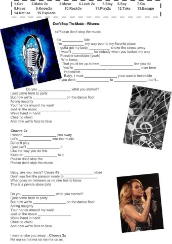 Don't stop the music