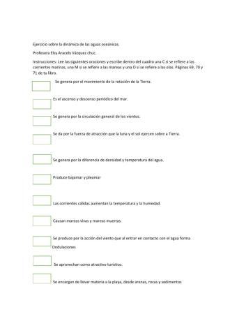 Dinámica de las aguas oceánicas