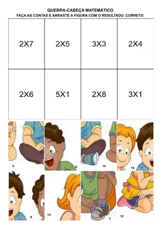 Quebra-cabeça matemático