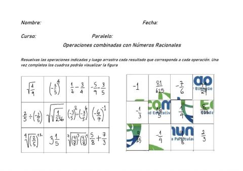 Operaciones con Racionales