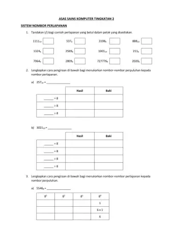 Sistem nombor perlapanan