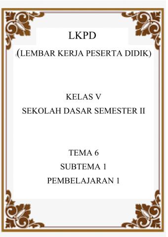 Lkpd - kelas 5