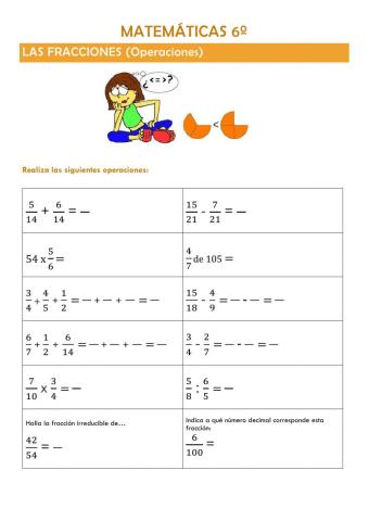 Fracciones (Operaciones)