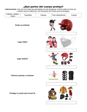 ¿Qué parte de mi cuerpo protejo?