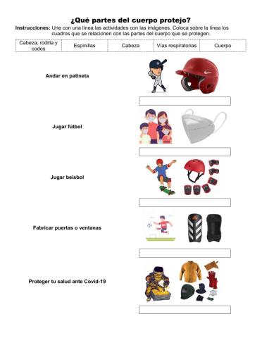 ¿Qué parte de mi cuerpo protejo?