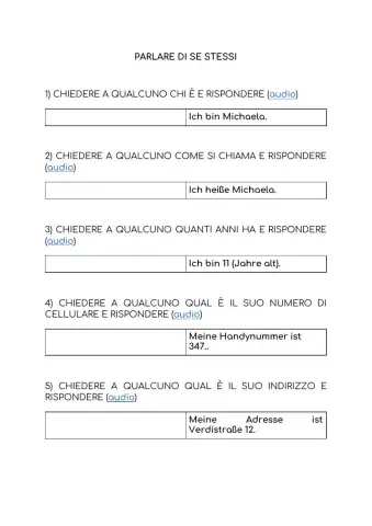 Parlare di se stessi