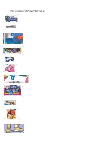 I've got I haven't got