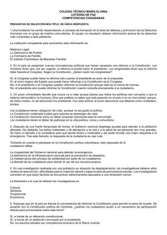 La ciudadanía y la participación