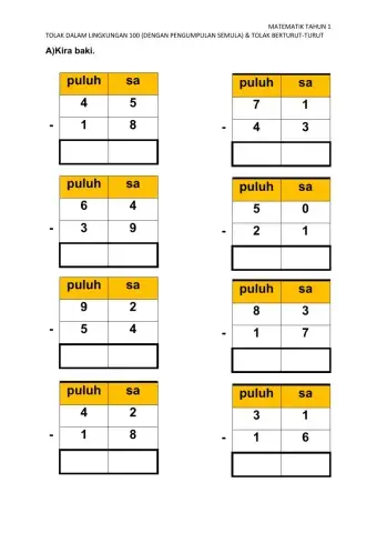 Tolak berturut turut