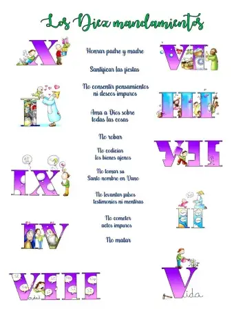 Los 10 mandamientos