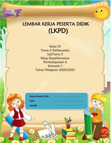 Lembar Kerja Peserta Didik (LKPD)