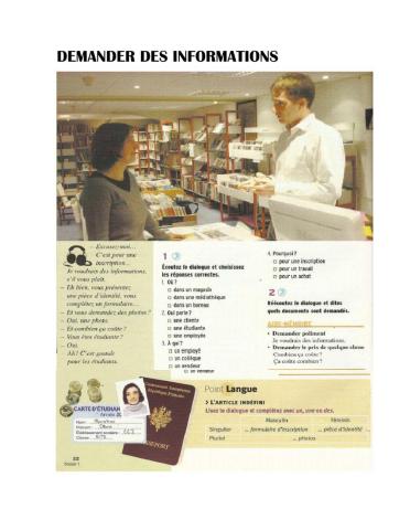 Demander des informations