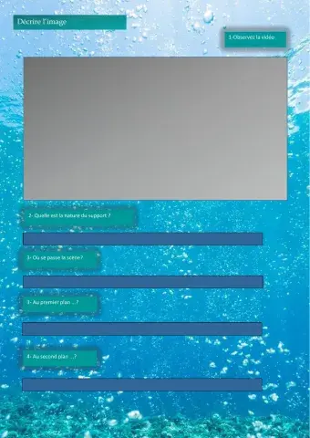 Excercise d'expression écrite