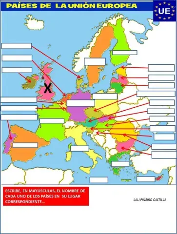 CC SOCIALES- MAPA PAÍSES QUE  FORMAN LA U.E.-2